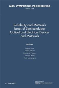 Reliability and Materials Issues of Semiconductor Optical and Electrical Devices and Materials: Volume 1195