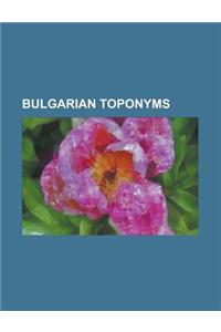 Bulgarian Toponyms