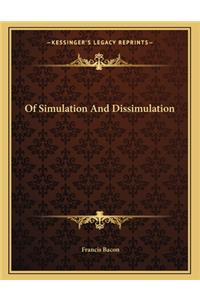 Of Simulation And Dissimulation