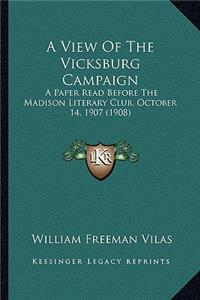 View of the Vicksburg Campaign