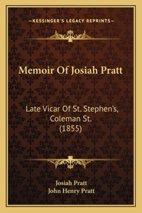 Memoir Of Josiah Pratt