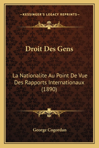 Droit Des Gens