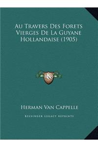 Au Travers Des Forets Vierges De La Guyane Hollandaise (1905)