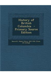 History of British Columbia