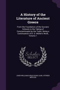 History of the Literature of Ancient Greece