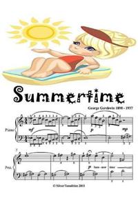 Summertime - Easy Piano Sheet Music Junior Edition
