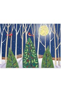 Cardinal Cheer Deluxe Boxed Holiday Cards