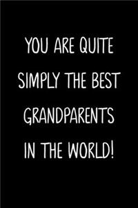 You Are Quite Simply The Best Grandparents In The World!