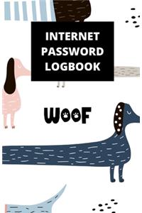Internet Password Logbook
