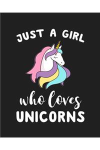 Just A Girl Who Loves Unicorns