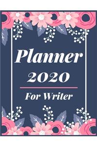 Planner 2020 for writer