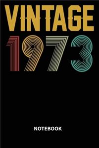 Vintage 1973 Notebook