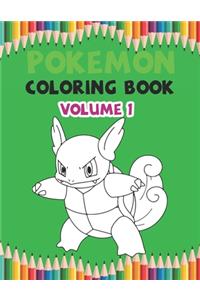 Pokemon Coloring Book Volume 1