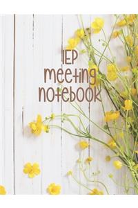 IEP Meeting Notebook