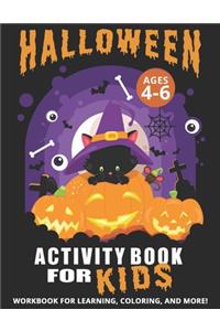 Halloween Activity Book for Kids