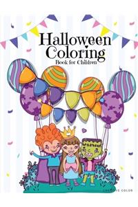 Halloween Coloring Book for Children