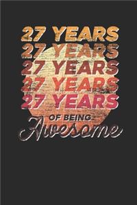 27 Years Of Being Awesome