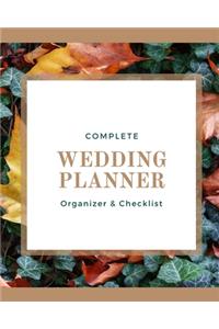 Complete Wedding Planner Organizer & Checklist