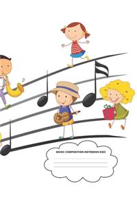 Music Composition Notebook Kids