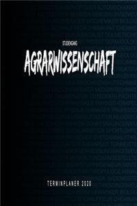 Studiengang Agrarwissenschaft - 2020 Terminplaner