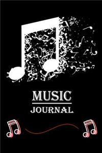 Music Journal: Manuscript Paper For Notes, Lyrics And Music. Lyric Diary and Manuscript Paper for Songwriters and Musicians.For Inspiration And Composition, Music 