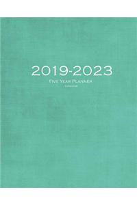 2019-2023 Turquoise Five Year Planner