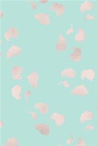 Cute Pattern Rose Gold Sketchbook