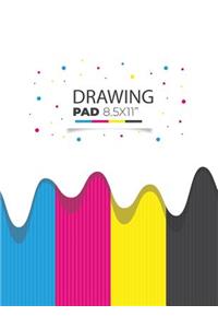 Drawing Pad 8.5x11: Large Drawing Pad, (Sketchbook, Sketch Book)