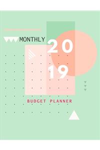 2019 Monthly Budget Planner