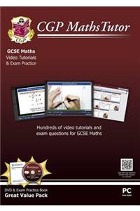 MathsTutor: GCSE DVD-ROM Tutorials and Exam Practice Pack - Higher Level (A*-G Resits)