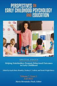 Perspectives on Early Childhood Psychology and Education Vol 7.2