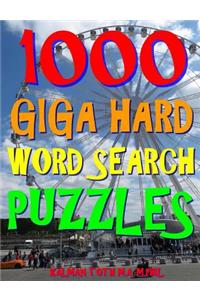 1000 Giga Hard Word Search Puzzles