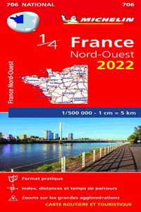 Northwestern France 2022- Michelin National Map 706
