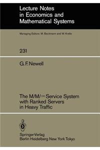 M/M/∞service System with Ranked Servers in Heavy Traffic