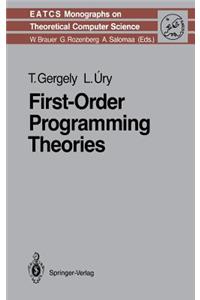 First-Order Programming Theories