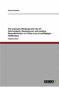 Englische Werbesprache Des 21. Jahrhunderts