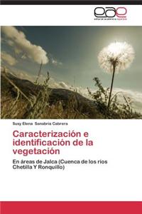 Caracterización e identificación de la vegetación