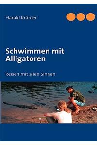 Schwimmen mit Alligatoren