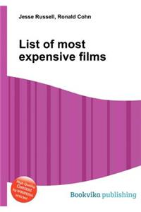 List of Most Expensive Films