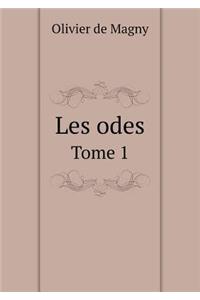 Les Odes Tome 1