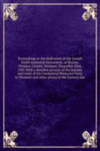 PROCEEDINGS AT THE DEDICATION OF THE JO