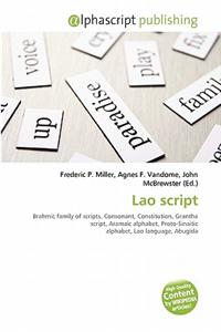 Lao Script