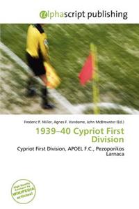 1939-40 Cypriot First Division