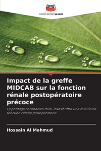Impact de la greffe MIDCAB sur la fonction rénale postopératoire précoce