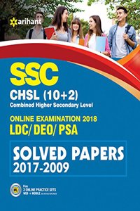 SSC (10+2) Solved Papers Combined Higher Secondary