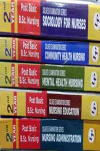 2nd years post Basic B.sc Nursing solved Examination Series set of 5 Books