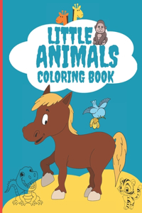 Little Animals Coloring Book