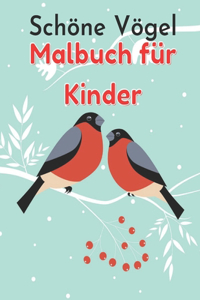 Schöne Vögel Malbuch für Kinder