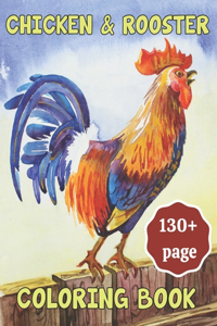 CHICKEN & ROOSTER coloring book