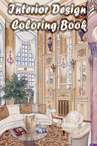 Interior Design Coloring Book